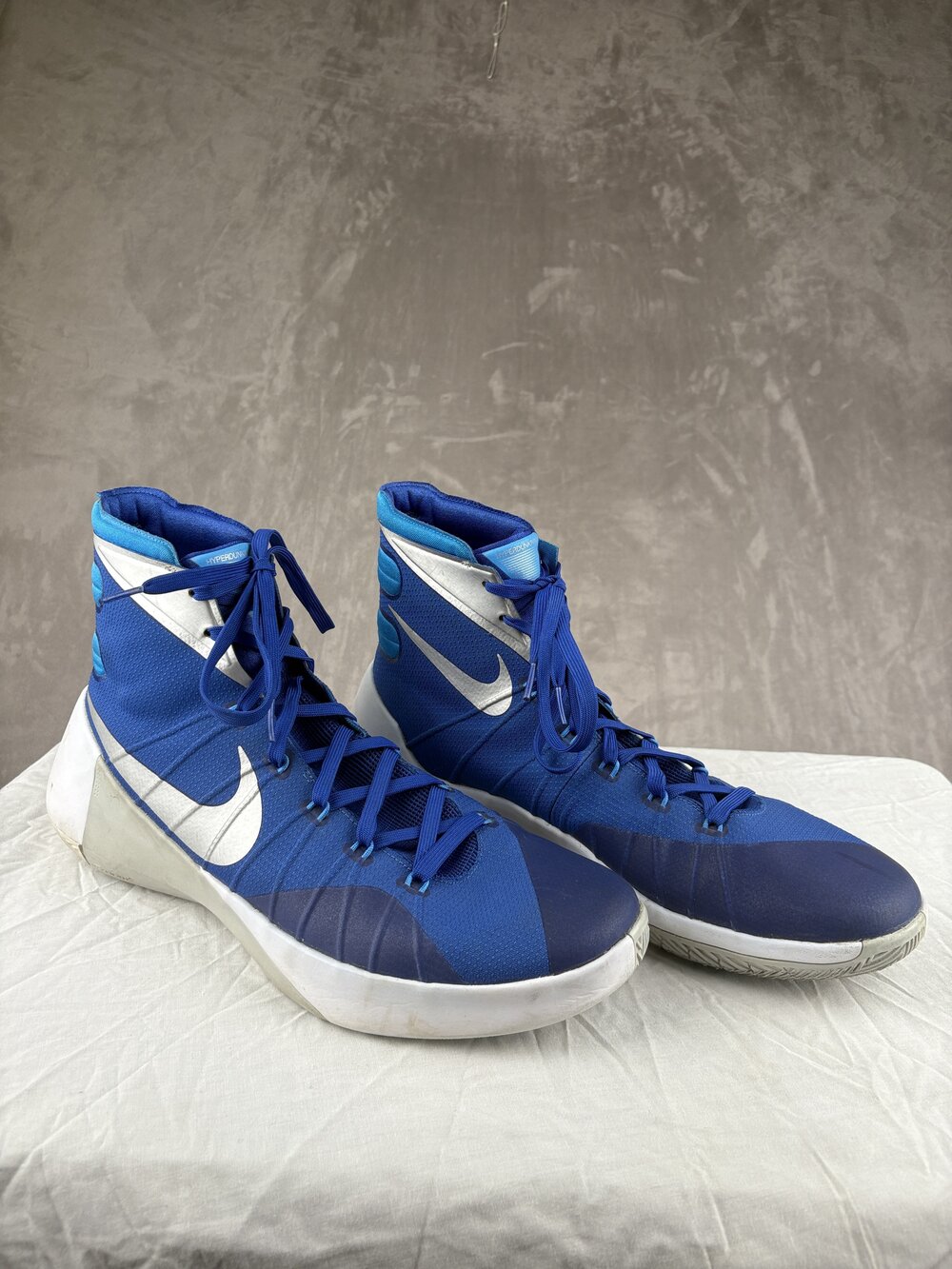 Nike High-Top Basketball Sneakers Sz 14 Blue/White - Picture 3 of 8